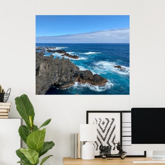 Rotsen in zee ポスター (ホームオフィス)