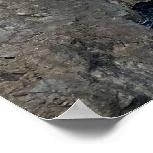 Rotsen in zee ポスター (角)