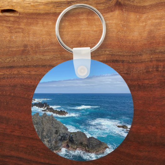 Rotsen in zee sleutelhanger キーホルダー (正面)