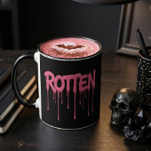 Rotten Pink Dripping Text Typography マグカップ