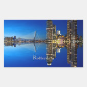 Rotterdam, Landscape Photograph 長方形シール (正面)