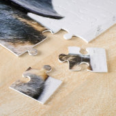 Rottieの所有者のためのロットワイラー犬のサンタのかわいいギフト ジグソーパズル (側面)