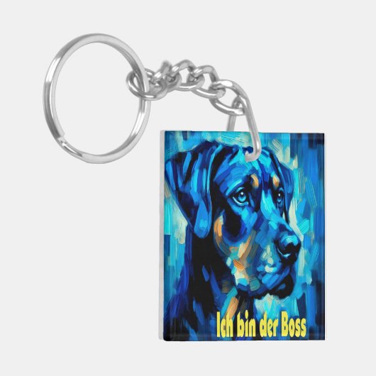 Rottweiler キーホルダー (正面左)