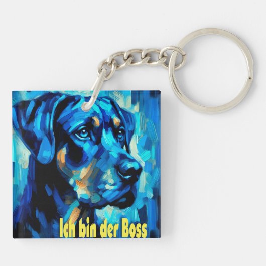 Rottweiler キーホルダー (裏面)
