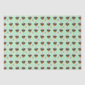 Rottweiler Birthday Tissue Paper in Green 薄葉紙 (正面)