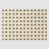 Rottweiler Birthday Tissue Paper in Yellow 薄葉紙 (正面)