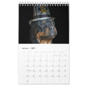 Rottweiler Calendar  カレンダー (1月 2027)