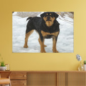 Rottweiler Canvas Print キャンバスプリント (インサイチュ (リビング))