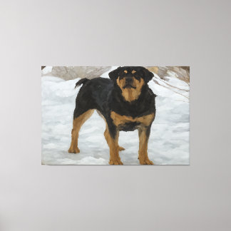 Rottweiler Canvas Print キャンバスプリント