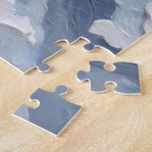 Rottweiler Christmas Red Truck Holiday ジグソーパズル (側面)