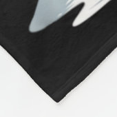 Rottweiler Christmas Tree Santa Hat Lights Xmas Do フリースブランケット (角)