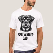 Rottweiler Dad  Tシャツ (正面)