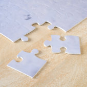 Rottweiler Dog in Snow sitting in Christmas Truck  ジグソーパズル (側面)