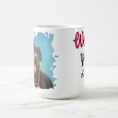 Rottweiler dog love mug  コーヒーマグカップ (中央)