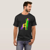 Rottweiler Dog Mardi Gras Carnivals Funny Puppy Je Tシャツ (正面フル)