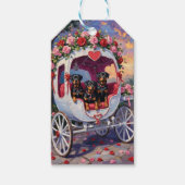 Rottweiler Dog Valentine's Day ギフトタグ (正面)