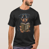 Rottweiler Dog, welpe, how to train your human, fu Tシャツ (正面)
