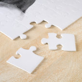 Rottweiler Dog with Hearts Valentine's Day ジグソーパズル (側面)