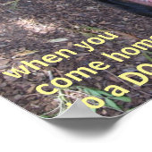 Rottweiler Dog's Love Poster ポスター (角)