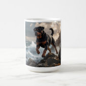 Rottweiler Elegant Coffee Mug コーヒーマグカップ (中央)
