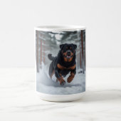 Rottweiler Elegant Coffee Mug コーヒーマグカップ (中央)