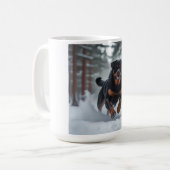 Rottweiler Elegant Coffee Mug コーヒーマグカップ (正面左)