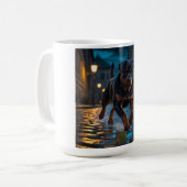 Rottweiler Elegant Coffee Mug コーヒーマグカップ (正面左)