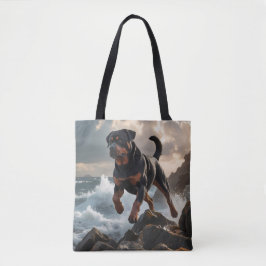 Rottweiler Elegant Tote Bag トートバッグ