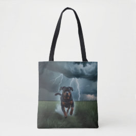 Rottweiler Elegant Tote Bag トートバッグ
