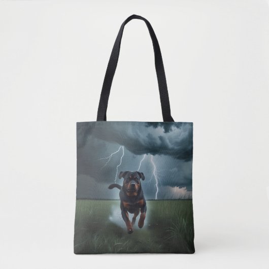 Rottweiler Elegant Tote Bag トートバッグ (正面)