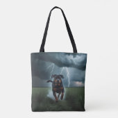 Rottweiler Elegant Tote Bag トートバッグ (裏面)