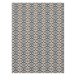 Rottweiler Floral Geometric Pattern テーブルクロス