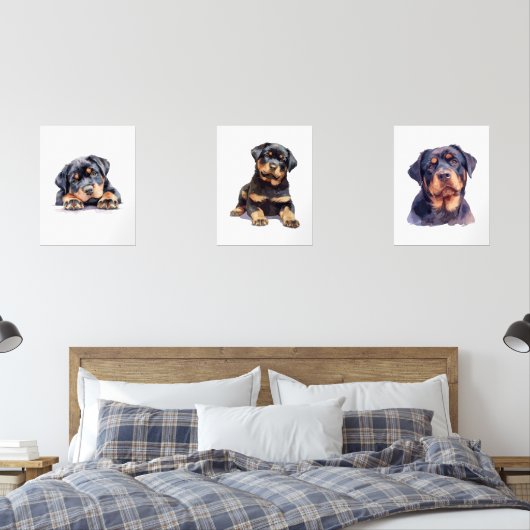 Rottweiler Home Decor, Rottweiler Wall Art (寝室)