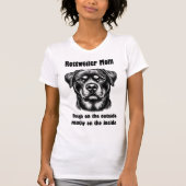 Rottweiler Mom- Rotti Tシャツ (正面)