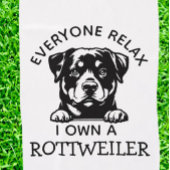 Rottweiler OWNER ゴルフタオル