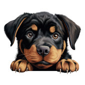 Rottweiler Puppy Customize ゴルフヘッドカバー