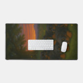 Rottweiler Pups at Dawn デスクマット (キーボード&マウス)