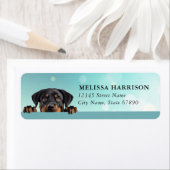 Rottweiler Return Address Labels ラベル (インサイチュ)