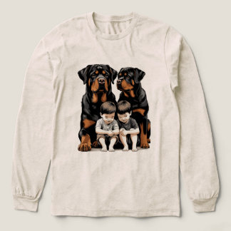 Rottweiler - Rottweilers Loyal Guardians Of Kids トライブレンドＴシャツ