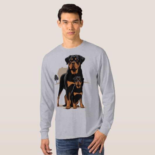 Rottweiler  tシャツ (正面フル)