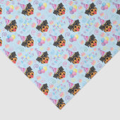 Rottweiler Tissue Paper in Blue 薄葉紙 (詳細)