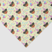 Rottweiler Tissue Paper in Yellow 薄葉紙 (詳細)