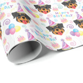 Rottweiler Wrapping Paper ラッピングペーパー (ロールコーナー)