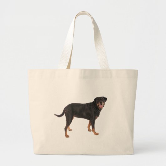 rottweilers ラージトートバッグ (正面)