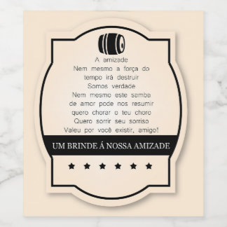 Rótulo de Vinho Personalizado ワインラベル