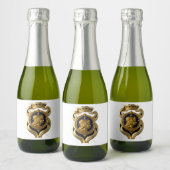 RÓTULO VINHOS - CHAMPAGNE COM BRAZÃO - NOVIDADE! スパークリングワインラベル (ボトル)