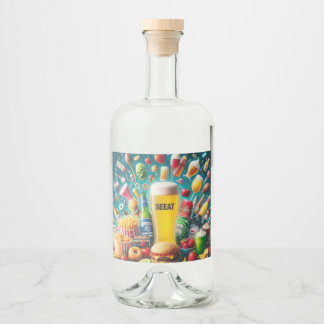 Rótulos Para Comidas e Bebidas リキュールボトルラベル