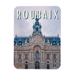 Roubaix写真ヴィンテージ マグネット