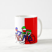 Roubaix近くの石畳 – Tour de France コーヒーマグカップ (正面右)