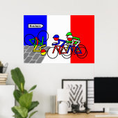 Roubaix近くの石畳 – Tour de France ポスター (ホームオフィス)